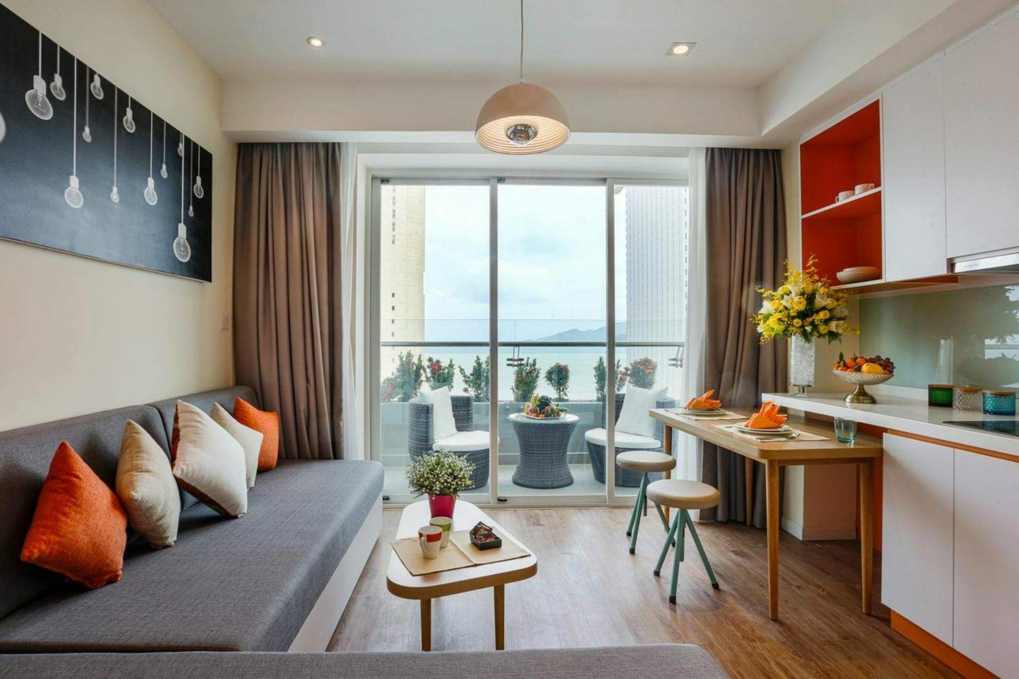 Parama Apartments Balcony Beachfront Нячанг Экстерьер фото